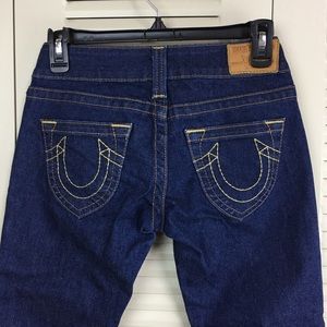 Vintage True Religion Cropped Jeans Low Rise Made in USA